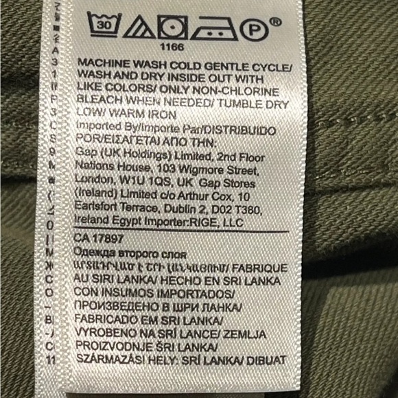 $110 Banana Republic Army Green Traveler Pant Slim Fit Stretch - Picture 9 of 9